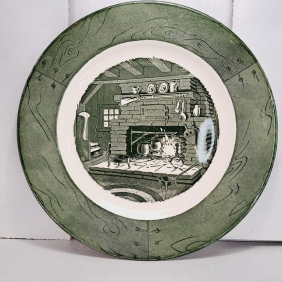 Royal Colonial Homestead Dinner Plate Royal 1950's Vintage Dinnerware 8 - Picture 1 of 2